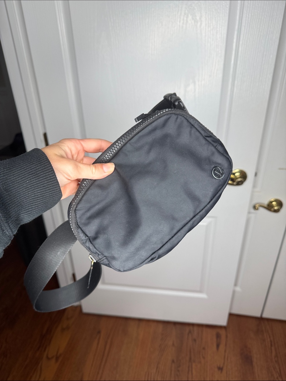 lululemon athletica Black Crossbody fanny pack Sling Bag
